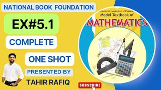 Ex 51 Class 11 Math NBF  Ch 5  National Book Foundation  fbise2024 [upl. by Ytiak]