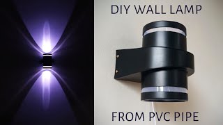 DIY How to Make Wall Decoration Lights  Simple Ideas from PVC Pipe [upl. by Aremat430]