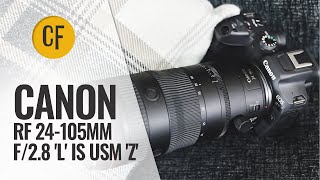 Canon RF 24105mm f28 L IS USM Z lens review [upl. by Nnylecyoj]