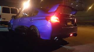 2015 Subaru STI Invidia catted downpipe amp R400 catback exhaust [upl. by Petersen]