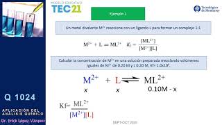 Equilibrio de complejos y precipitacion [upl. by Giulietta955]