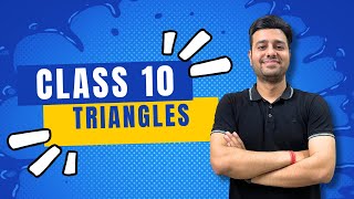 Triangles Lec 7  Class 10 MathsCBSE  202425 [upl. by Yeldnarb]