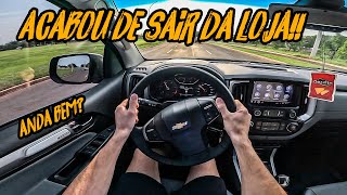 ACELEREI A NOVA CHEVROLET S10 2023 0KM🔥🚀 28 TURBO DIESEL [upl. by Durr]