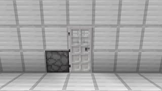 Minecraft How to make a keycard lock [upl. by Hyozo]