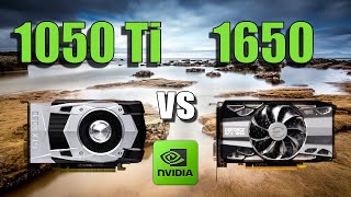 1050Ti vs 1650  9600K CSGO Fortnite PUBG GTAV Overwatch [upl. by Nunci463]