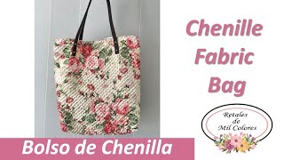 Crea tela de chenilla con este bolso Patrones gratis 088 [upl. by Ulrich]