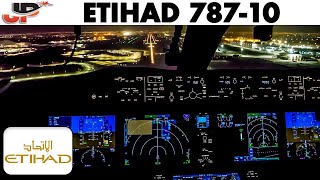 Etihad Boeing 78710 quotGreenlinerquot Echo Flight into Abu Dhabi [upl. by Zap]