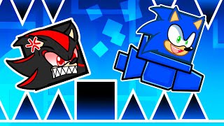 Pretending to be a NOOB in Geometry Dash Then BEATING ALL LEVELS [upl. by Vance]