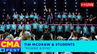 Tim McGraw Brings Students Onstage and Moves the Audience at CMA Fest  CMA Fest 2023 [upl. by Ginsberg]