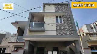 🎁 Double Height Ceiling 3BHK Duplex House for sale in Trichy City  Home 08 [upl. by Neitsabes]