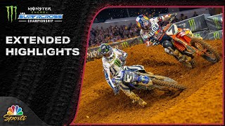 Supercross 2024 EXTENDED HIGHLIGHTS Round 7 in Arlington  22424  Motorsports on NBC [upl. by Aihselat]