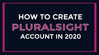 How To Create Pluralsight Account In 2020  Pluralsight Premium Account For One Month [upl. by Seyler292]