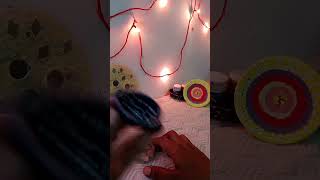 Aesthetic Diya for Diwali 🪔❤️ytshort diy [upl. by Worth]