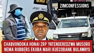 Chabvondoka Honai ZRP Yatenderedzwa Musoro Nema Robbers Ekuba Mari KuEcobank Bulawayo [upl. by Euqinoj]