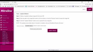 Processo de atualização de firmware HGU Mitrastar [upl. by Aleakam]