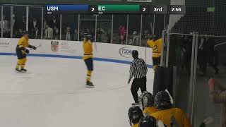 Husky Highlights Mens Ice Hockey Upsets No 14 Endicott 32 on Opening Night [upl. by Adah]