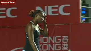 Alize Cornet v Venus Williams  Hong Kong 2016 R2 Highlights [upl. by Seravat]