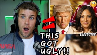 THIS GOT UGLY  Rapper Reacts to Donald Trump vs Kamala Harris Epic Rap Battles Of History [upl. by Nicoli]