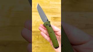 Benchmade Bailout Overview  CPMM4 Tanto Blade with Green Aluminum Scales amp AxisLock [upl. by Anaicul]