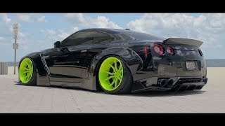 IN LOVING MEMORY OF DOM amp HIS LBWK Liberty Walk NISSAN GTR R35 w ARMYTRIX Straight Pipe Sound [upl. by Karissa179]