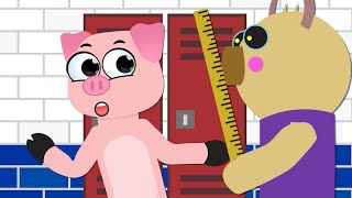 ROBLOX PIGGY CHAPTER 5 School  Thinknoodles Piggy Animated [upl. by Shifrah722]