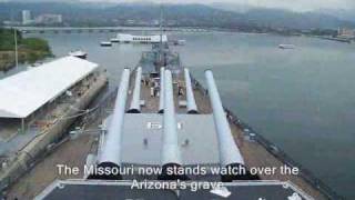 USS Arizona  USS Missouri Memorial [upl. by Groark]