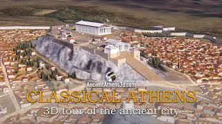 Virtual tour in ancient Athens 5th century BC  3D reconstruction [upl. by Orose]