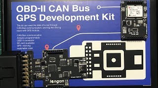 OBD2 CAN Bus GPS DevelopmentGeliştirme Kit İncelemesi [upl. by Bonner]