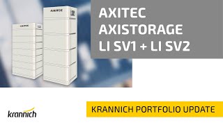 Axitec Speicher  Produkt Update zu den neuen Axistorage LI SV1 und LI SV2 [upl. by Sulokcin]