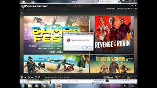 كروس فاير حل مشكله failed to download patch [upl. by Aramenta631]