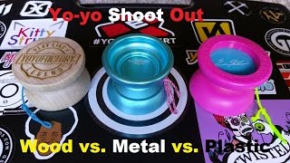 Metal vs Plastic vs Wood Yoyos  Shootout [upl. by Skipton]