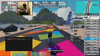 Zwift  TTT WTRL Team Time Trial  Beach Island Loop in Watopia [upl. by Halley]