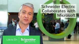 Digitization Through Collaboration with Microsoft and Schneider Electric  Schneider Electric [upl. by Nnylarat]