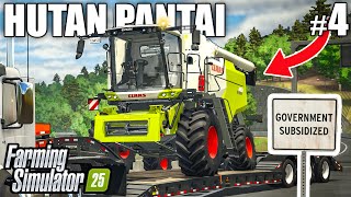 I MADE THE GOVERNMENT PAY FOR THIS  Farming Simulator 25  HUTAN PANTAI  Episode 4 [upl. by Segalman]