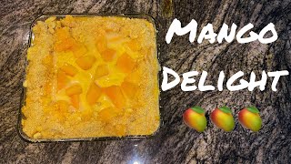 HOW TO MAKE MANGO DELIGHT AT HOME  Best summer dessert by Zahra Younas mangodelight dessert [upl. by Cletis409]