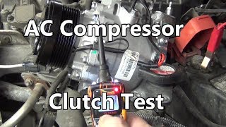 Howto Test for AC Compressor Clutch Function [upl. by Dnaleel]