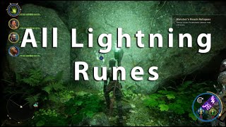 Dragon Age Inquisition  All Lightning Rune Schematic Locations Superb Master Normal [upl. by Knarf]