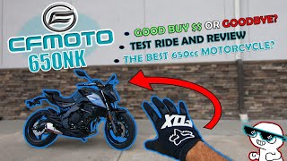 CFMOTO 650NK  TEST RIDEREVIEW  650NK VS MT07 VS Z650 VS SV650  USA [upl. by Assital]