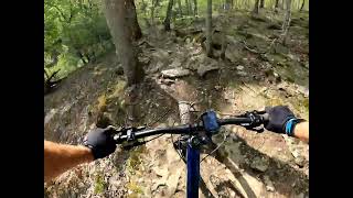 Zombie mountain bike trail Wildwood Missouri 29quot hardtail lot of hill climbs and lots of rock [upl. by Noreht808]