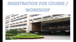 How to Register for Course  Workshop conducted by Kelkar Vaze College Mulund [upl. by Elleinet]