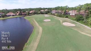 18 Hole Tour of Heron Creek Golf Course  North Port FL [upl. by Adivad]