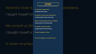 Pronombres reflexivos en inglés shorts [upl. by Hpotsirhc]