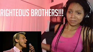 FIRST TIME HEARING Righteous Brothers Unchained Melody Live REACTION [upl. by Hnamik]