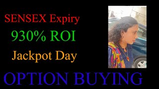 Jackpot Day 🎉📣🏆930 ROI in SENSEX 💥 [upl. by Misty]