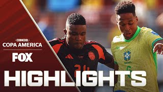 Brazil vs Colombia Highlights  2024 Copa América [upl. by Mendelson660]