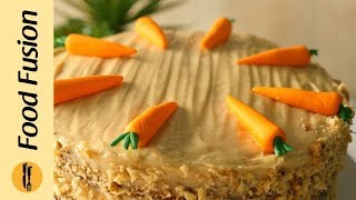 Carrot Cake Recipe By Food Fusion [upl. by Crofoot967]