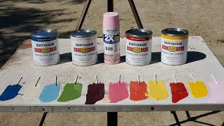 Mixing Rustoleum Colors [upl. by Russon]