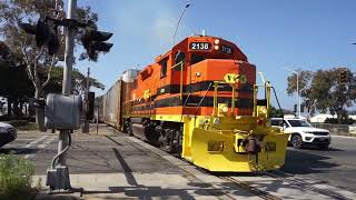 Union Pacific Amtrak and Ventura County Railroad Action 52924  61724 [upl. by Nilyram]