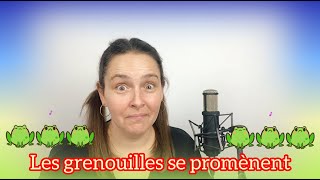 Les grenouilles se promènent  Animaux mouvements [upl. by Osborn]