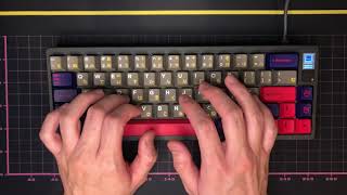 Domikey Triple Shot Keycap Typing Test ft Matrix Lab Vita [upl. by Previdi823]